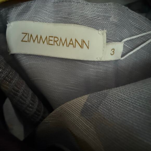 Zimmermann Dawning Mini Dress Size L - Picture 6 of 6